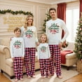 thumbnail image 2 of Christmas Family Pajamas Matching Set, 2025 2026 Loungewear 2 Piece Christmas Pjs for Family, 2 of 8