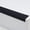 Black, variant on Vinyl Anti-Slip Stair Nosing, Self Adhesive Non-Slip Staircase Step, Flexible Rubber Treads Edge Protector Molding Trim for Outdoor & Indoor Uses (16.4ft, Gray)