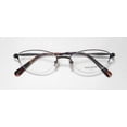 thumbnail image 2 of NEW VERA WANG LUXE LACERTA WOMENS/LADIES DESIGNER HALF-RIM TITANIUM BLACK FRAME DEMO LENSES 48-16-130 EYEGLASSES/GLASSES, 2 of 9