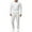 White, variant on Wancir Men's 2 Piece Sweatsuits Outfits Casual Crewneck Jacquard Sweatshirt Joggers Sweatpants Set Tracksuit