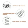 thumbnail image 4 of Uxcell 5Pcs Wire Diameter 0.016", OD 0.16", Free Length 1.77" 304 Stainless Steel Coil Mechanical Compressed Spring, 4 of 7