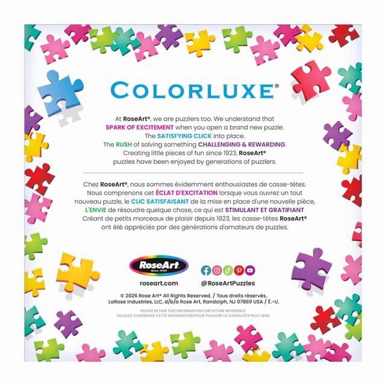 Colorluxe 750 Piece Jigsaw Puzzle: Feathered Tropical Friends