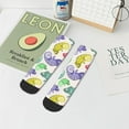thumbnail image 7 of Pofeuu Cute Chameleons Print 30cm Socks, Adult Running Hiking Socks for Youth and Adult, 7 of 7