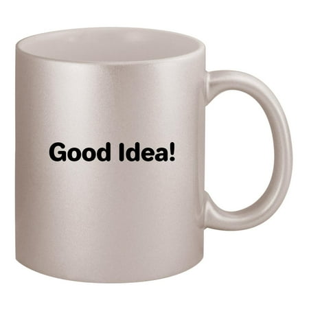 

Good Idea! - 11oz Silver Coffee Mug Cup