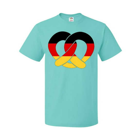 Inktastic German Flag in Pretzel Shape T-Shirt