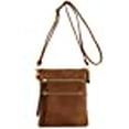 thumbnail image 3 of Functional Multi Pocket Crossbody Bag (Brown), 3 of 10