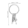 thumbnail image 4 of Mutmorningal Ballet Dancer Keychain - Motivational Ballet Dance Practice Key Gift Perfect for Dancers, 4 of 11