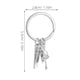 thumbnail image 2 of UPGRATOR Llaveros Colgantes De Ballet En Metal Plateado Para Y Regalo Para Del Ballet, 2 of 8