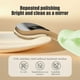 thumbnail image 5 of Cuchara de acero inoxidable, mango corto, cuchara pequeña para niños de un año, para aprendizaje y entrenamiento, cuchara infantil de acero inoxidable con mango corto.,Wsvlmg, 5 of 8