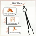 thumbnail image 4 of FEBTECH- 30 inch Black Campfire Tongs - Log Grabber Firewood Claw Tongs for Outdoor Firepits, 4 of 7