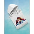 thumbnail image 3 of Pastell Colorful Beagle Dog Hoodie Women -Weekday Best Designs, Female 4X-Large, 3 of 4
