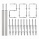 thumbnail image 1 of Double-Head Skirting Thread Seamless Nail,Skirting Thread Screws Set, 1 of 5