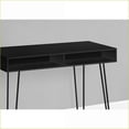 thumbnail image 2 of Desks, Modern 40” Computer Desk with Storage Cubbies, Left/Right Set-up, Black Laminate | Black | Particle Board, 2 of 5