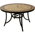 thumbnail image 5 of Hanover 5-Pieces Fabric Aluminum Rust Resist Dining Furniture Sets Blue, 5 of 13