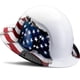 thumbnail image 2 of Lift Safety DAX Casco de ala completa Diseño de bandera americana Construcción de resina de fibra, 2 of 5