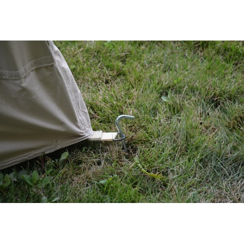 Air Glamping Tents with canopy Waterproof and Windproof Blow up Tent Beige for 7-8 People
