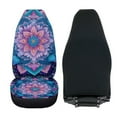 thumbnail image 4 of Uorisanigo Car Seat Covers Front Seats 2 Packs, Fluffy Ethnic Floral Automotive Bucket Seat Covers for Cars SUV Pick-up Truck Sedan Seats Cover Cushion, Auto Accessories Decor, 4 of 7