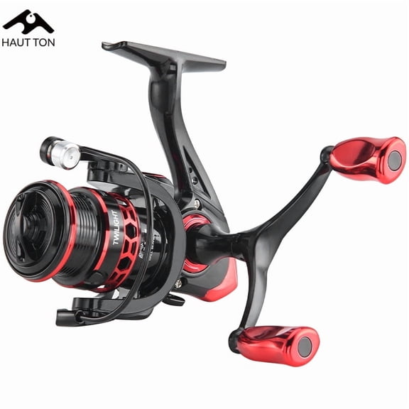 Red Spinning Fishing Reel Ultralight 10KG Max Drag 5.2:1 Gear Ratio Metal Spool&Rocker Arm For FreshwaterTG Fishing