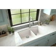 thumbnail image 3 of Karran Qu-711 Undermount Quartz/Granite Composite Kitchen Sink 32 In. 60/40 Double Bowl In White, 3 of 5