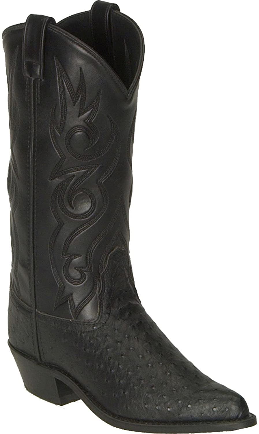 pointed toe ostrich boots