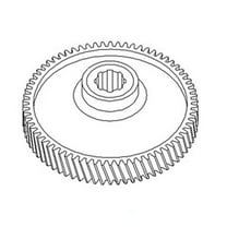 RAParts E0NNA726AD Fits Ford/New Holland IPTO Drive Gear 5610 5640 5900 6610 6640