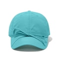 thumbnail image 2 of ZQUUVOU Trendy Bow-Tie Baseball Cap for Women Washed Baseball Hats Soft Trucker Hats Adjustable Fashion Sun Hat for Hiking Travel Blue, 2 of 3