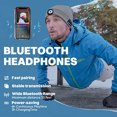 thumbnail image 3 of Gorra Beanie Bluetooth Bosttor con luz, auriculares y altavoz incorporados - regalo para hombres, mujeres y adolescentes - naranja, 3 of 3