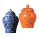 thumbnail image 1 of Tarro de jengibre de cerámica,Tarro De Jengibre Cerámica Moderna Oriental Con Tapa,Home Florero Perforado Universal Handicraft Lattice,Tarro de jengibre de mesa tradicional Porcelana, 1 of 9