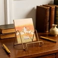 thumbnail image 4 of Metal Plate Stands for Display,Premium Decorative Metal Plate Holders,Plate Holder Pictures Frame Easel Display Stand,Multi-Use Tabletop Display for Display Photo Frames Plates Book Plaque, 4 of 4