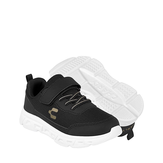 TENIS CHARLY NIÑO 1065540001 TEXTIL NEGRO 18-21