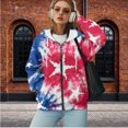 thumbnail image 2 of Uorisanigo Watercolor Womens Zip Up Hoodies Size L Warm Slight Stretch Hooded Zip up Sweatshirt Oversized Comfortable Fall Trendy Outfits, 2 of 7