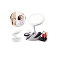 thumbnail image 2 of Espejo De Maquillaje Luz Led Doble Cara Ajustable Plegable Xtellar Blanco, 2 of 4