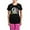 With Pink Pant, variant on CafePress - Girls Softball Women's Dark Pajamas - Women's Short Sleeve Print T-Shirt and Pants Dark Cotton Pajama Set