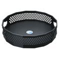 thumbnail image 1 of Maoww Anti-Skid Turntable Spice Rack Bathroom Storage Tray Organizer Container Black L, 1 of 9