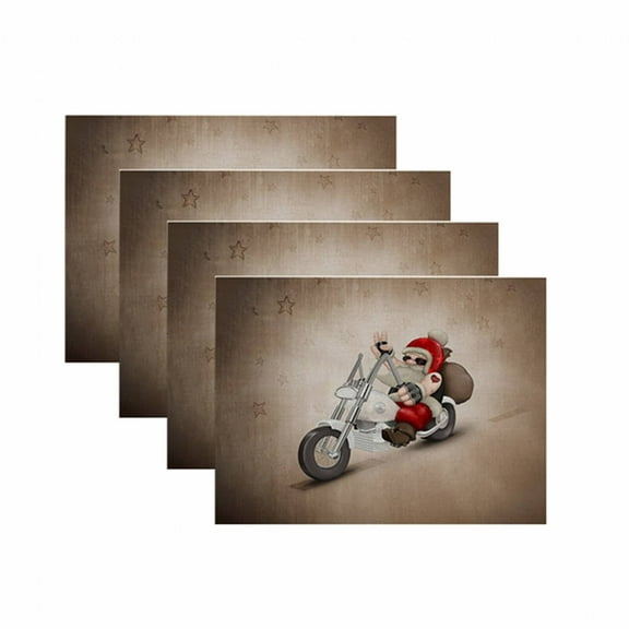 AUQ Placemat,Cozy Dining Environment Table Mat,Stylish Non-Slip Design Dinner Mats,Multicolor 18,32*42cm