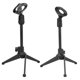thumbnail image 5 of Soporte de micrófono Higoodz ajustable de mesa portátil plástico para grabación en vivo, 5 of 8