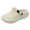 Green, variant on Men's Fleece Lined Mule Clogs Wide Toe Box Adjustable Buckle Strap Closed Toe Slip On Non Slip Warm Walking Shoes