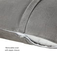 thumbnail image 6 of Sunbrella 20 in. Square Outdoor Throw Pillow (2-Pack) - Cast Slate, 6 of 6