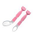 thumbnail image 4 of 2Pcs Cartoon Baby Training Spoons Toddlers Soft Silicone Elbow Straight Head Self-Feeding Utensils, 4 of 7