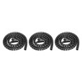 thumbnail image 1 of Bewildely Tubo de almacenamiento de cables Organizador de cables a prueba de mordeduras Patrón enrollador de cables en Aleatorio, Negro, 8 mm x Type1 NO1 Bewildely CBP145213, 1 of 6