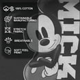 thumbnail image 4 of Women's Mickey & Friends Black and White Mickey Mouse  Graphic Tee Black Small, 4 of 9