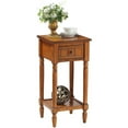 thumbnail image 1 of Pemberly Row One-Drawer Traditional Wood Accent End Table in Walnut, 1 of 7