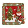 thumbnail image 1 of onlyliua ¡ ¡Descuentos de Temporada! Fundamentos de Almohada En Estampado de Muñeco de Navidad, Decoración Navideña, Funda de Almohada para Sala de Estar y Fiesta En Casa, 1 of 2