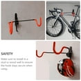 thumbnail image 3 of Hoja de almacenamiento de bicicleta de servicio pesado Soporte de casco de bicicleta Hook Bike Hook Mount Mount Hanger Bike, 3 of 5