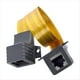 thumbnail image 5 of Cable Plano CAT6 Cat5 RJ45 con Conector F Hembra para Red e Internet, Cable de Puente para Puerta/Ventana de Casa o Coche, 30 cm., 5 of 5