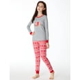 thumbnail image 2 of Beezizac Christmas Pajama Set for Girls & Boys Cute Toddler Kids Sloth Jammies Size 7, 2 of 12