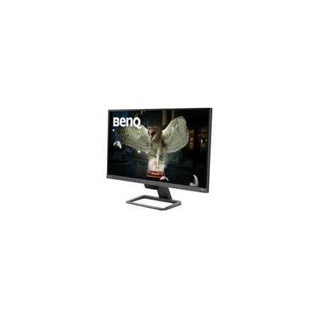 BenQ - EW2780Q - 27" QHD IPS LCD Entertainment Monitor with HDR Eye-Care Integrated Speakers- Black - Black/Metallic Gray