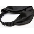 thumbnail image 2 of Nvzi 100% Mulberry Silk Head Wrap Elastic Headband Black, 2 of 5