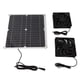 thumbnail image 3 of Kit de ventilador dual con panel solar de conversión de energía eficiente con ventilador accionado por panel solar de 12 W y 12 V, 3 of 8