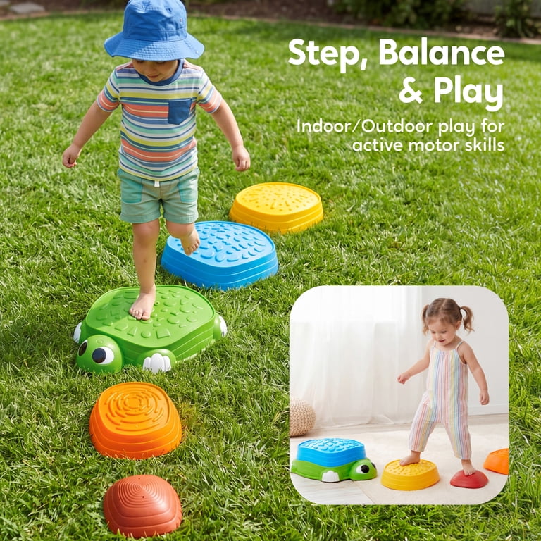 Multicolor Stepping Stones Turtle Balance Set photo 3